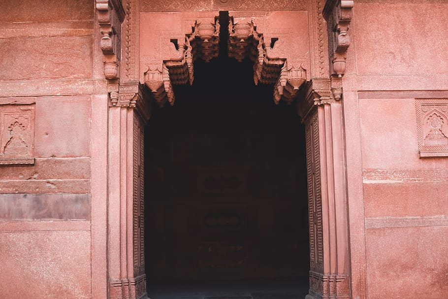 india, agra, fort, architecture, design, built structure, history, HD wallpaper