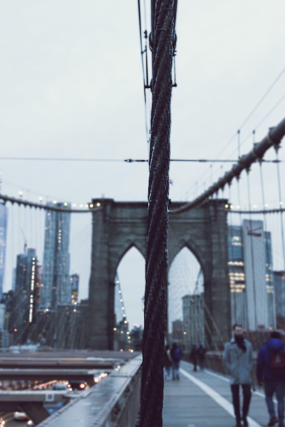 Brooklyn Bridge during daytime, architecture, built structure HD wallpaper