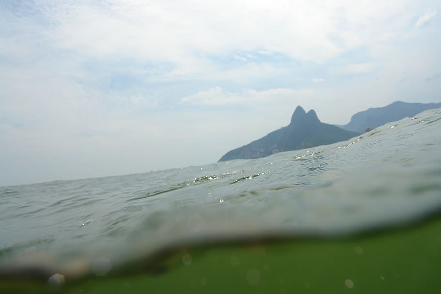 ipanema, brazil, nature, waves, surfing, leblon, dois irmãos, HD wallpaper