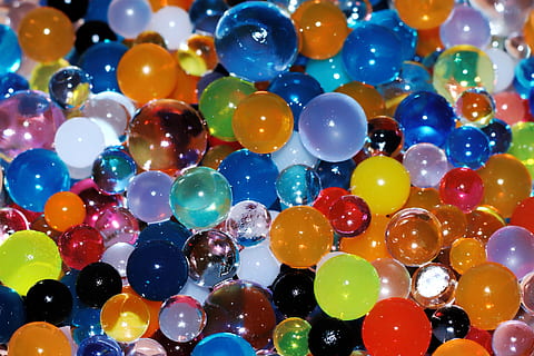 background, ball, balls, beach, bowl, clear, clouds, color HD wallpaper