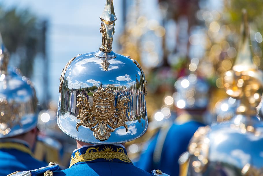 helmet, parade, easter, sevilla, armour, costume, group, uniform HD wallpaper