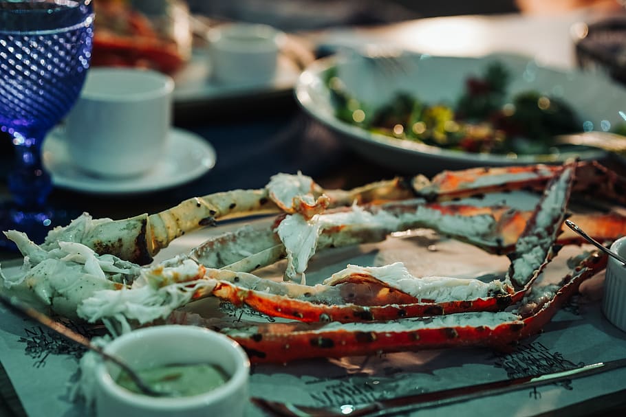 crab, food, food and drink, freshness, seafood, plate, wellbeing HD wallpaper