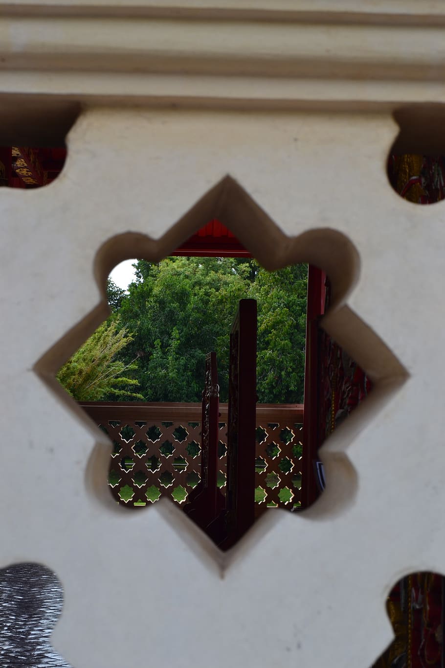 thailand, window, architecture, plant, built structure, no people HD wallpaper