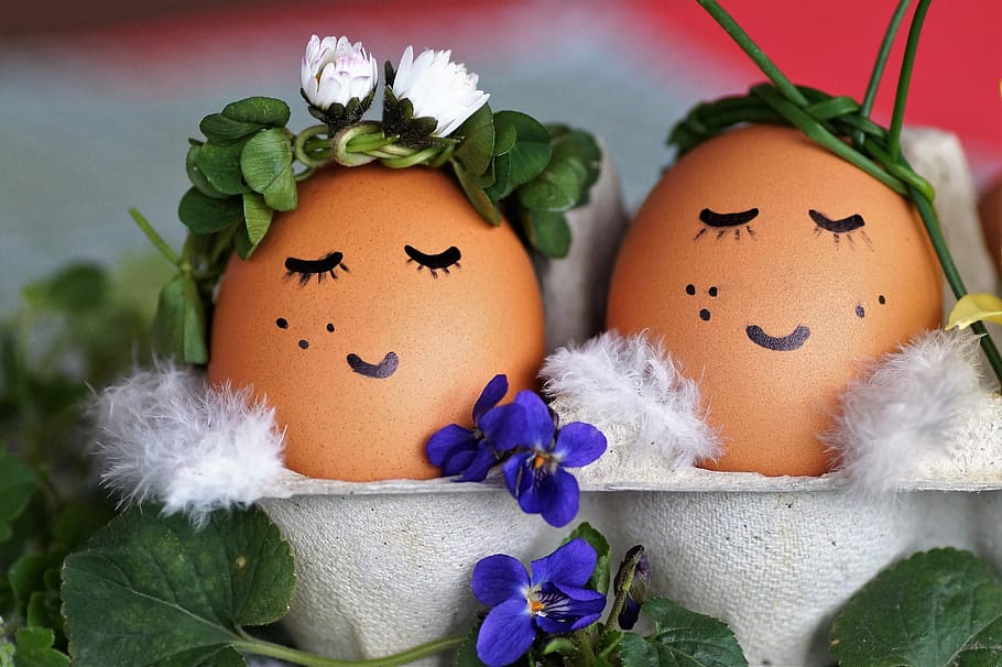 easter, eggs, decoration, spring, easter time, merry, wish HD wallpaper