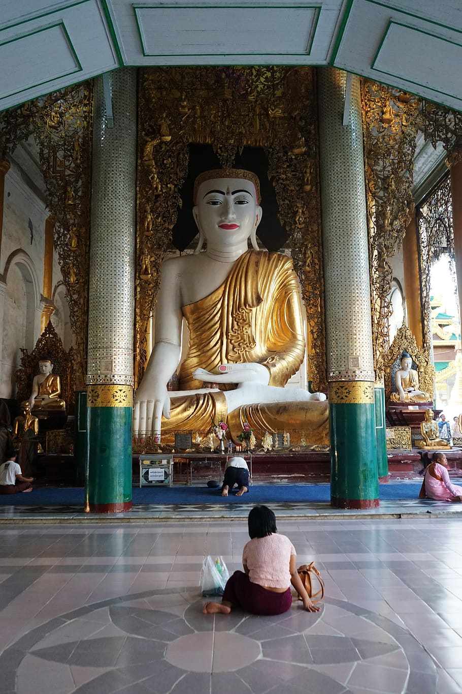 shwedagon, myanmar, asia, yangon, pagoda, buddha, burma, buddhism, HD wallpaper