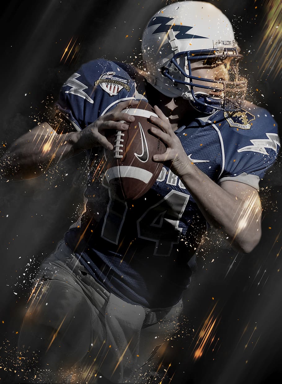 quarterback, american football, sport, competition, super bowl, HD wallpaper