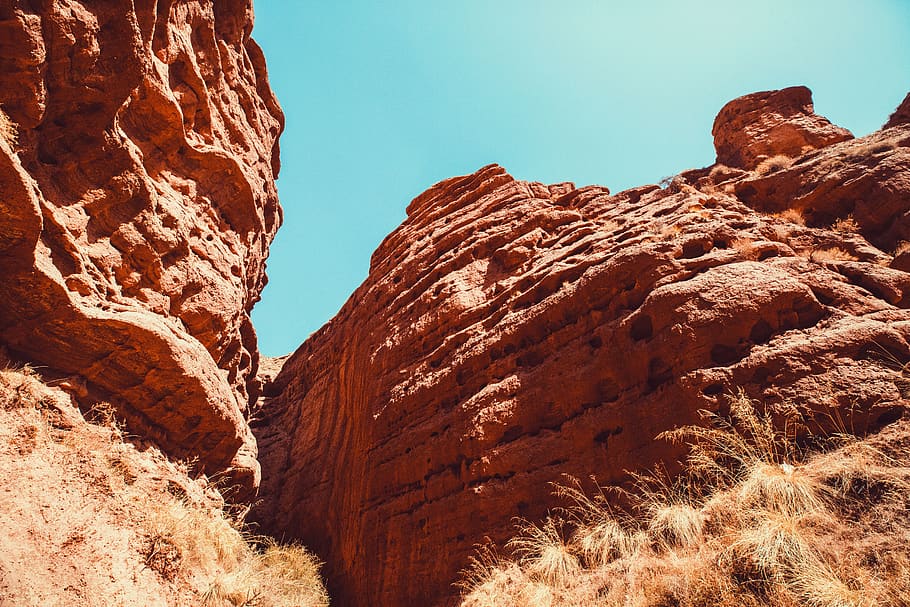 china, zhangye, rock, rock formation, rock - object, solid HD wallpaper
