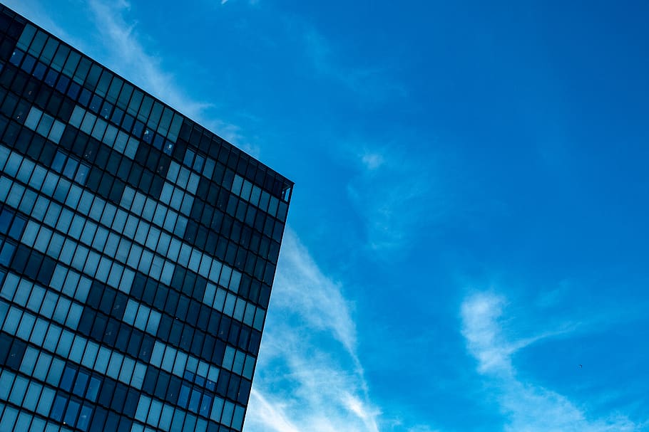 sky, building, düsseldorf, built structure, architecture, building exterior HD wallpaper
