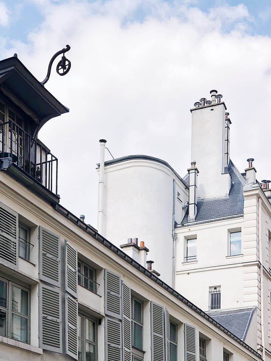 home decor, building, paris, window, handrail, banister, 5 rue bonaparte HD wallpaper