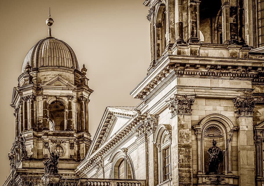 berlin cathedral, building, architecture, dom, historically HD wallpaper