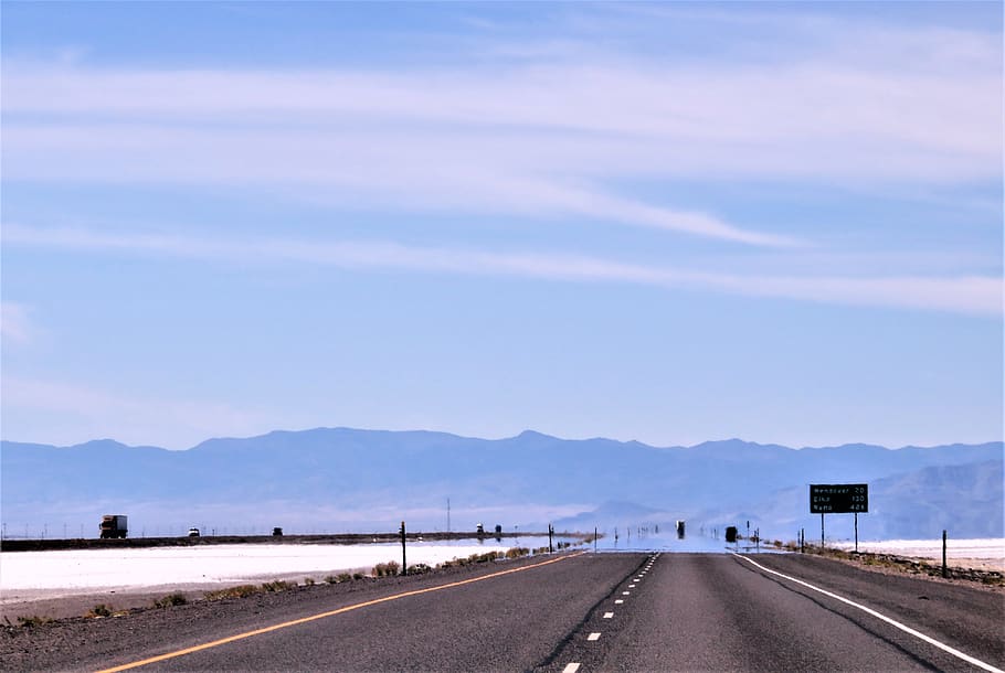 mirrored, heat, desolate, the way forward, direction, transportation HD wallpaper
