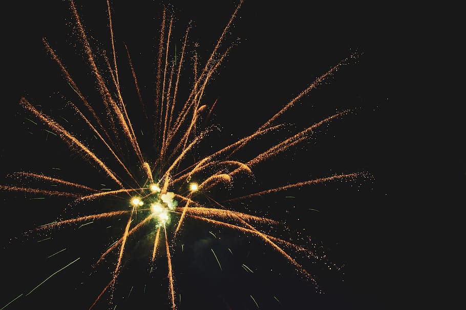 Photography of Fireworks During Night Time, bright, celebration HD wallpaper