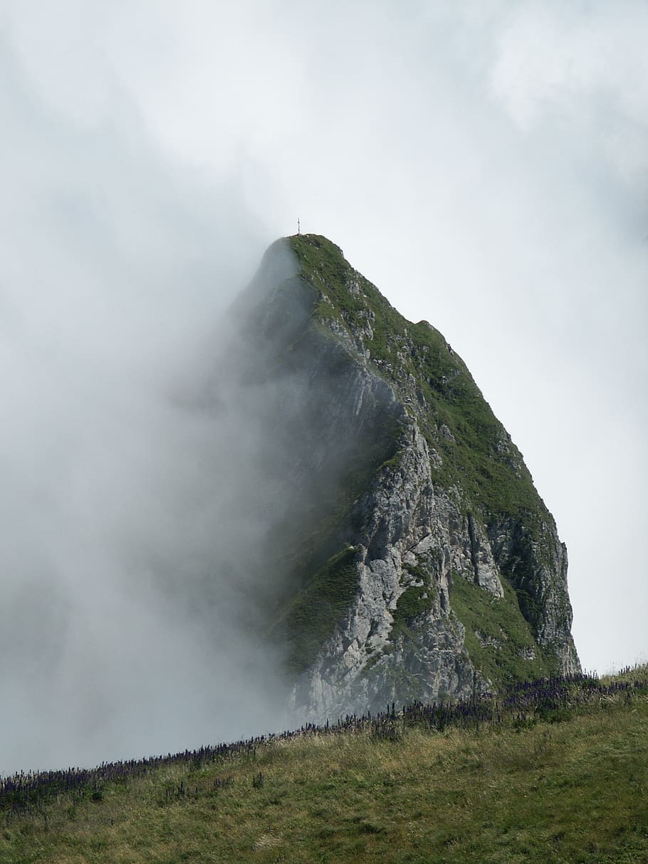 switzerland, rüeggisberg, gantrisch, alpinisme, cordé, nuage, HD wallpaper