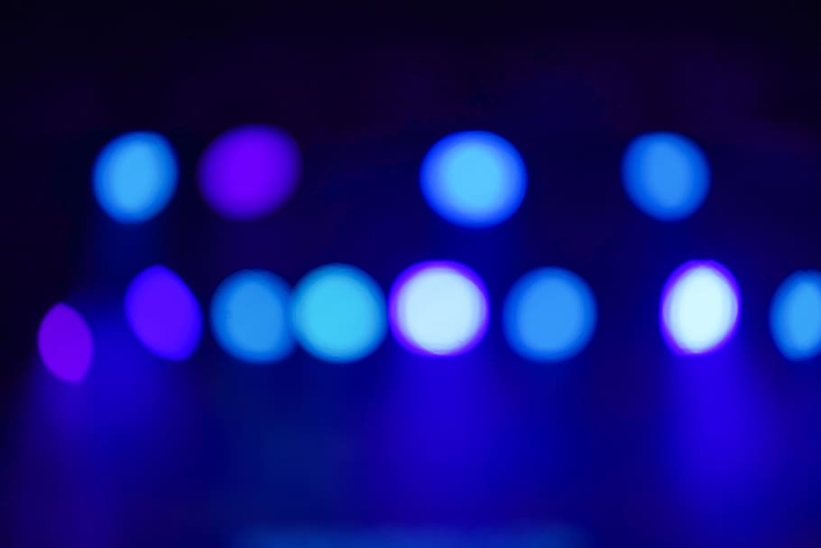 lighting, plasma, sphere, ball, spotlight, led, art, blue, defocused HD wallpaper