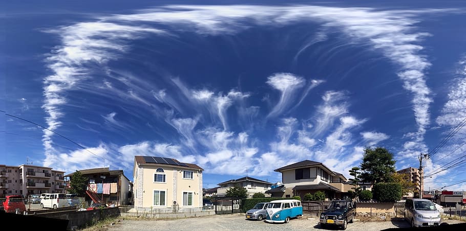 nature, cloud, sky, panorama, photosynth, building exterior HD wallpaper