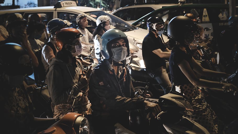 man riding motorcycle, helmet, clothing, apparel, crash helmet HD wallpaper