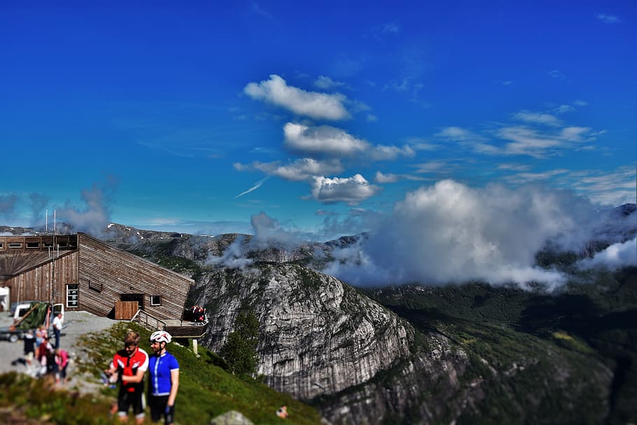 norge, sandnes, landscape, cloud - sky, leisure activity, mountain HD wallpaper