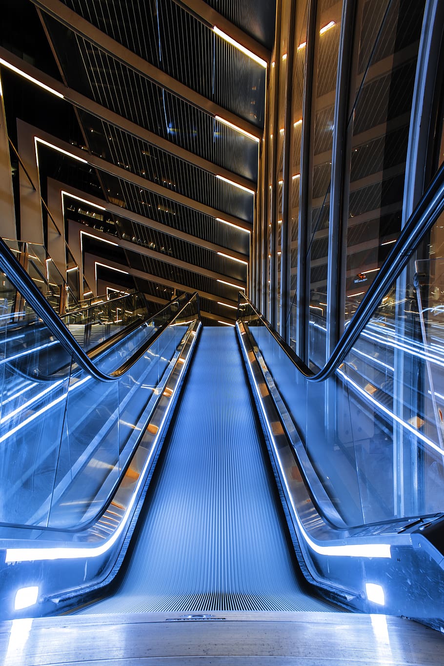 banister, handrail, lighting, architecture, transportation HD wallpaper