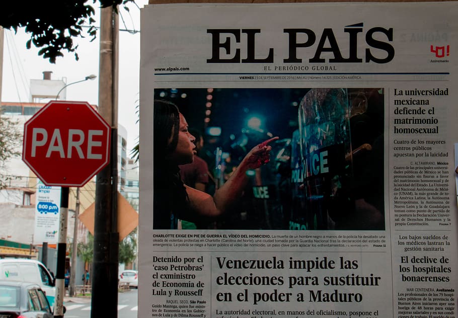 peru, miraflores, pare, stop, chaos, el pais, protest, newspaper, HD wallpaper