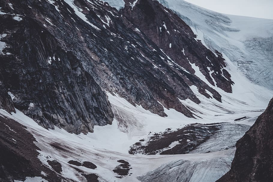 snow covered mountains, nature, outdoors, ice, glacier, mountain range HD wallpaper