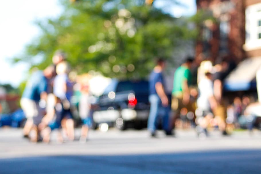 focus, summer, july, fair, street, strangers, midwest, crowd HD wallpaper