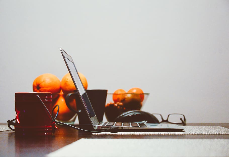 laptop, computer, technology, business, work, table, office HD wallpaper
