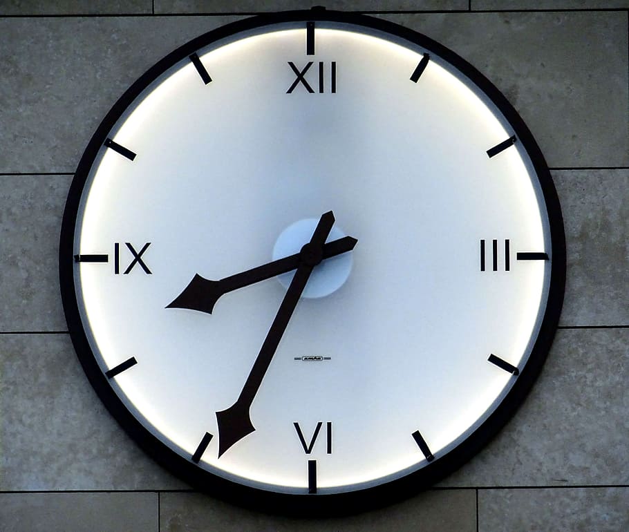 numbers, time, round, clock, accuracy, black and-white, close-up HD wallpaper
