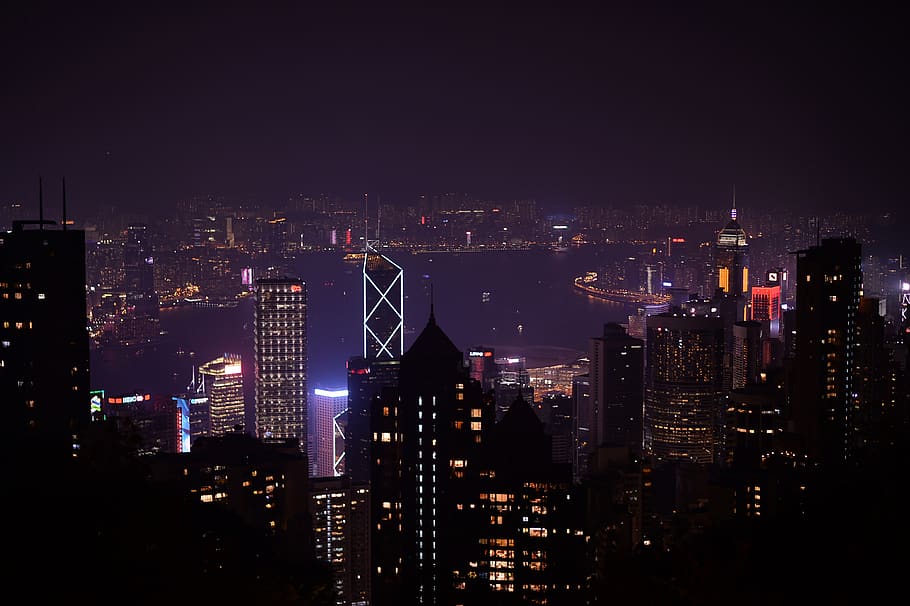 hong kong, building exterior, city, architecture, built structure HD wallpaper