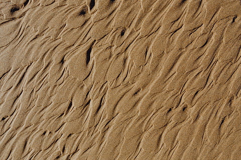 The abstract line designed by water up on sand texture, beach HD wallpaper