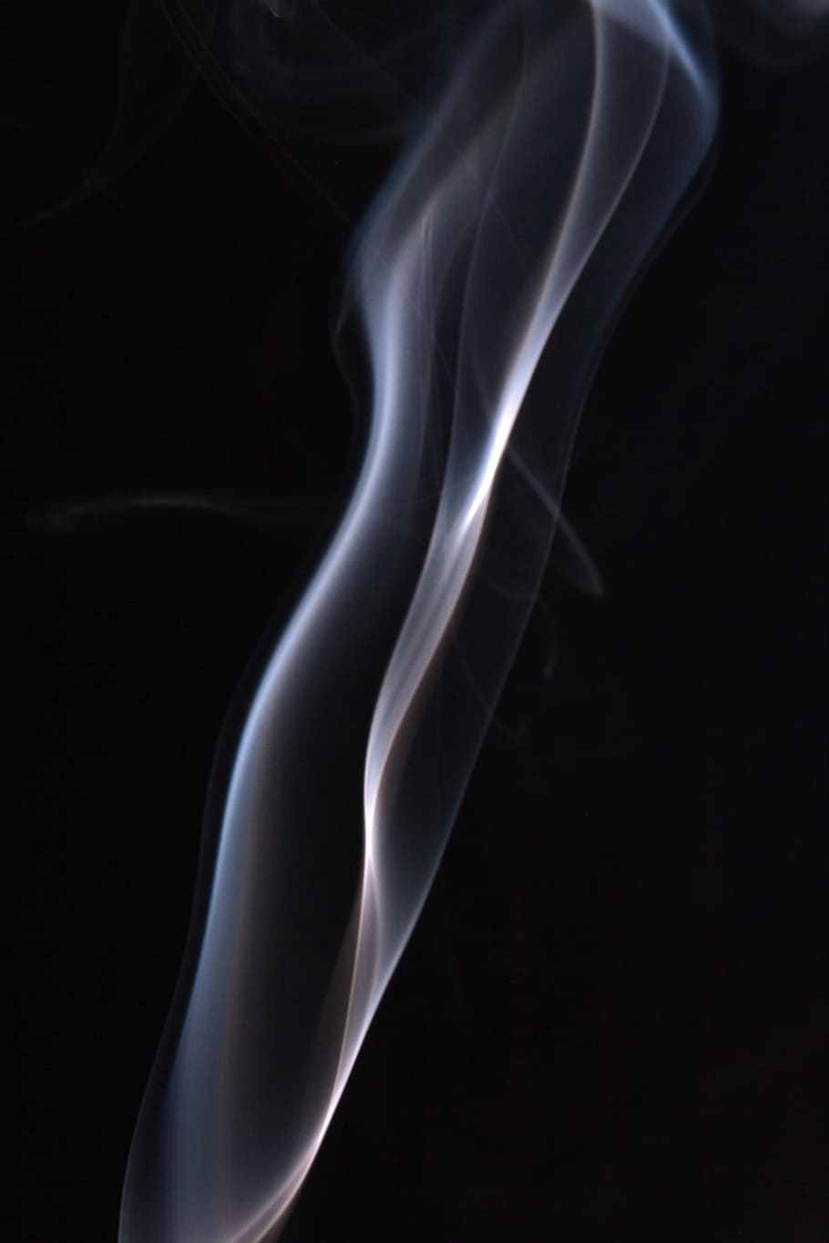 smoke, background, black, white, graphic, hot, isolated, curve HD wallpaper