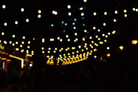 lighting, Lights, Tampa, Bokeh, Night life, Subtle, Florida HD wallpaper