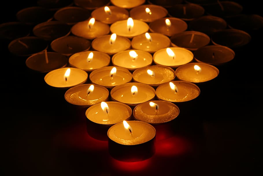 candle, candles, wax, flame, fire, light, burning, illuminated HD wallpaper