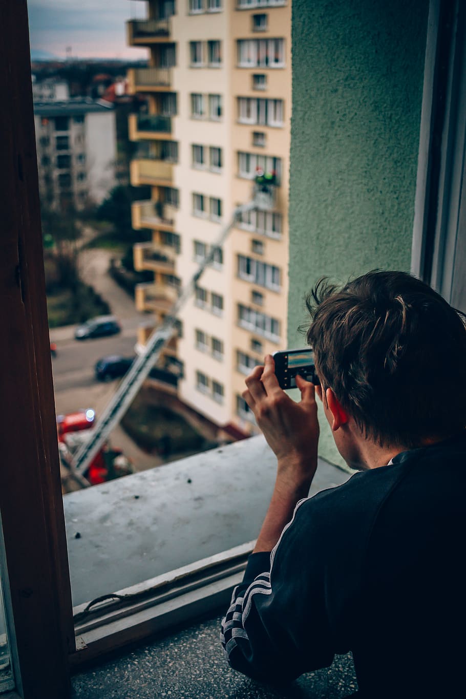 man taking photo, person, people, human, wrocław, poland, building HD wallpaper