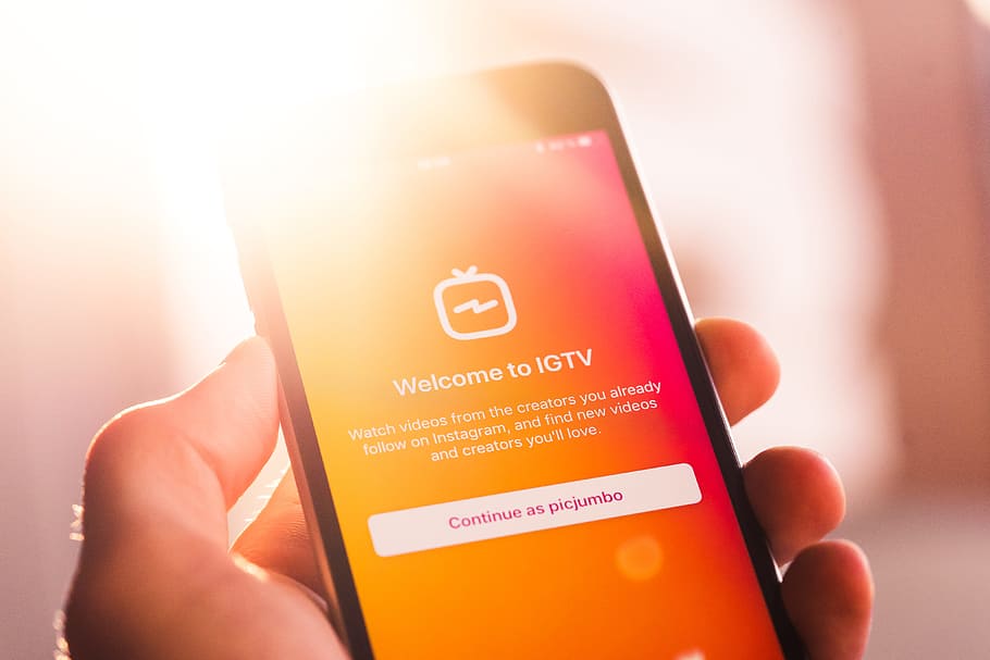 Instagram TV IGTV App, applications, apps, business, display