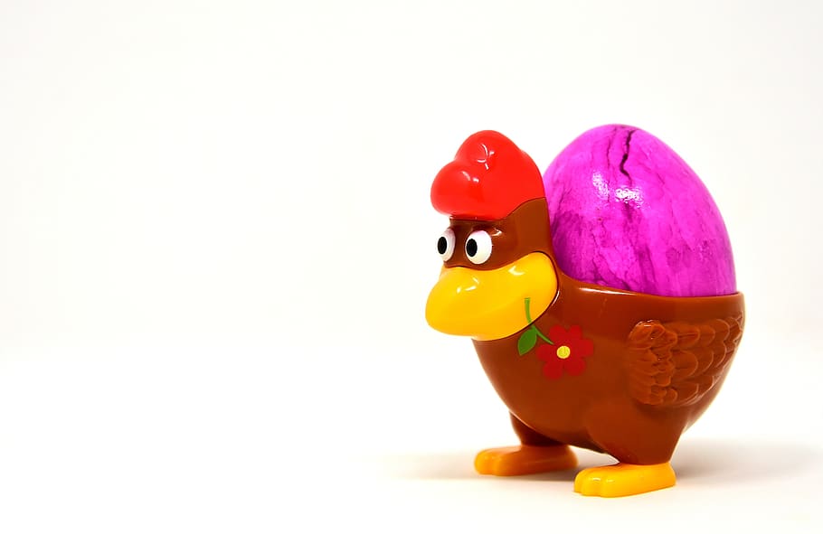 easter egg, chicken, egg cups, funny, colorful, spring, painting HD wallpaper