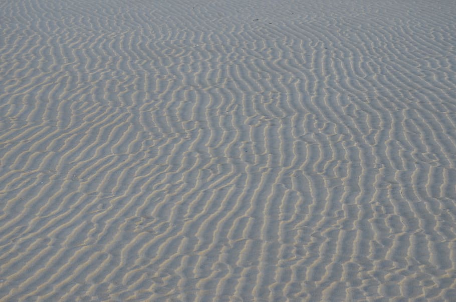 sand, ripples, texture, pattern, backgrounds, land, full frame, HD wallpaper