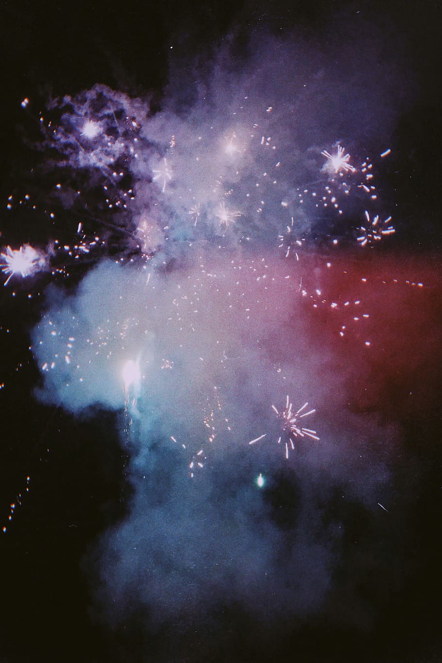 fireworks at night, nature, outdoors, outer space, universe, astronomy HD wallpaper