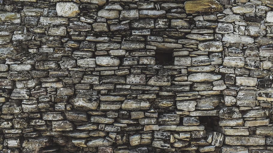 wall, stone, rough, pattern, texture, architecture, cyprus HD wallpaper