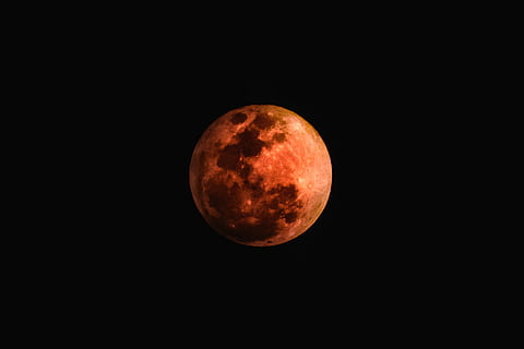 moon, astronomy, luna, lunar, eclipse, crescent, full moon HD wallpaper