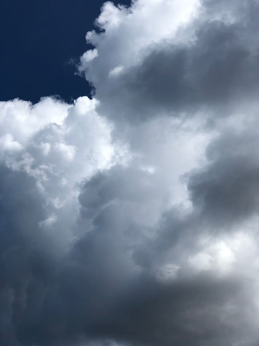 cloudy, clouds, sunshine, iphone, blue sky, cloud - sky, beauty in nature HD wallpaper