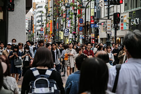 ginza, japan, chuo, commute, city, work-life balance, street crossing HD wallpaper