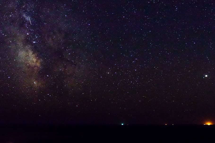 stars during night time, galaxy, universe, astronomy, space, nebula HD wallpaper