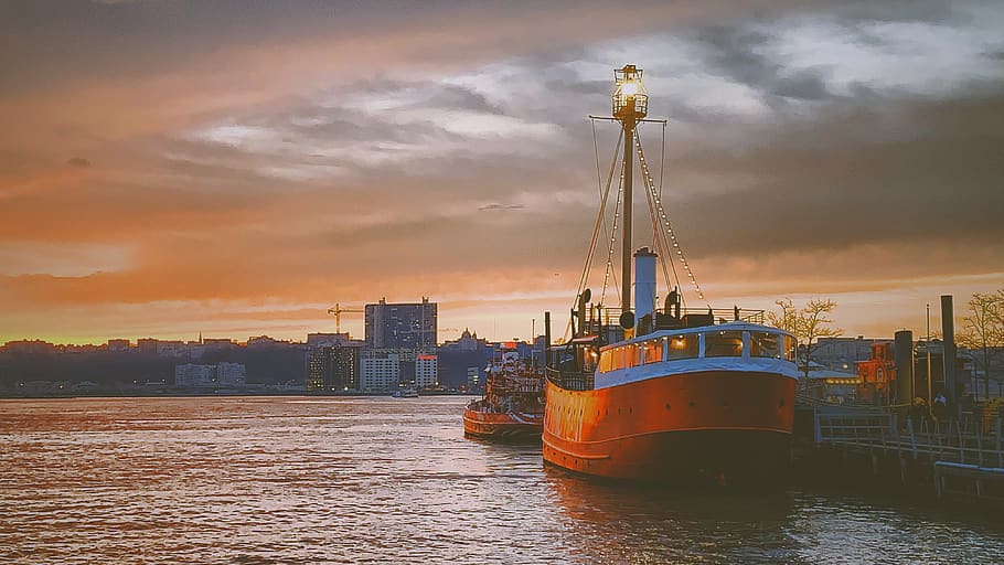 boat sailing on sea, vehicle, transportation, vessel, watercraft HD wallpaper