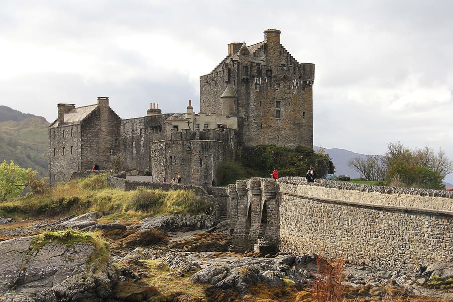 eilean donan castle, medieval, historical, scottish, scotland, HD wallpaper