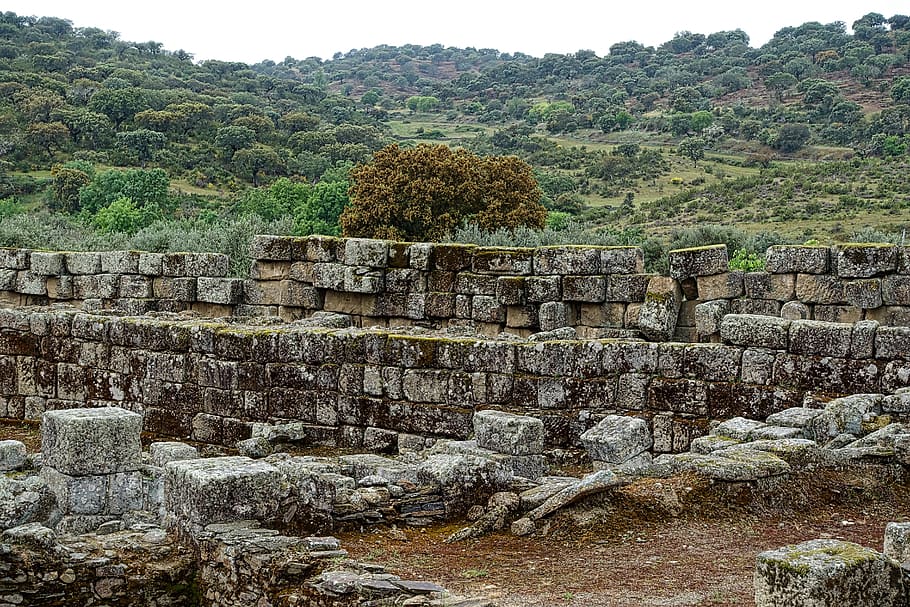 Concrete Brick Walls, ancient, archaeology, architecture, blocks HD wallpaper