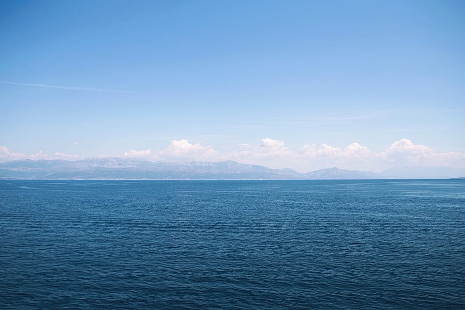 sea, sky, blue, cloud, horizon, scenics - nature, water, tranquil scene HD wallpaper