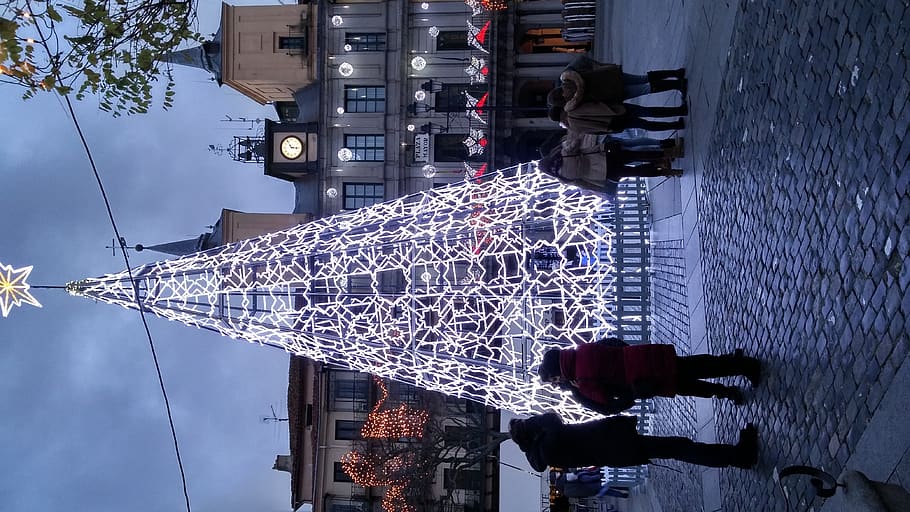 madrid, navidad, building exterior, built structure, architecture HD wallpaper