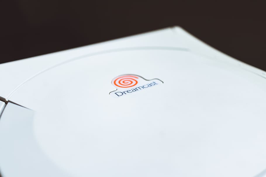 white DreamCast case, text, communication, close-up, no people HD wallpaper
