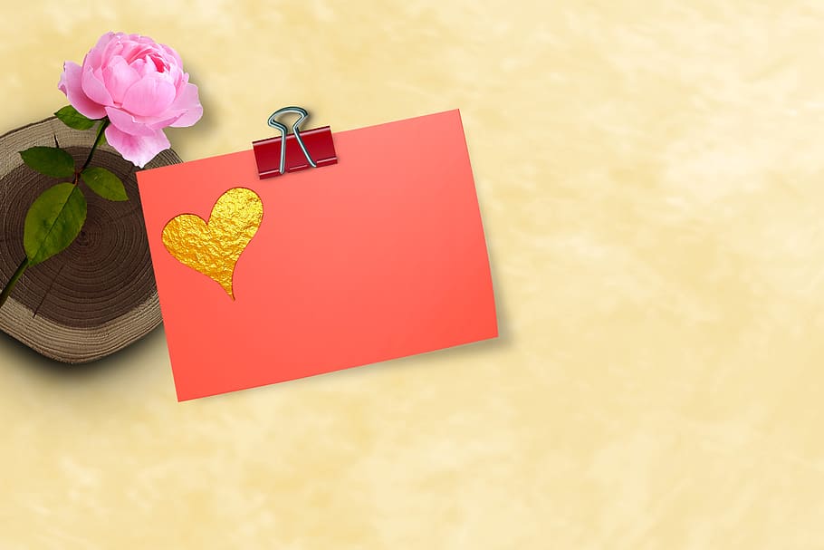 valentine's day, heart, rose, romantic, wood, background, map, HD wallpaper
