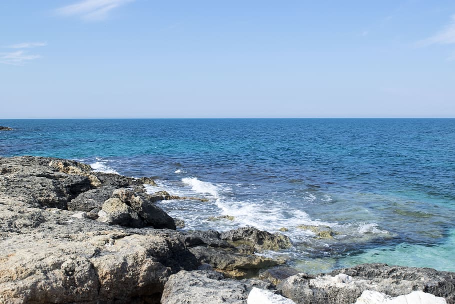 italy, savelletri, sea, water, horizon over water, beauty in nature HD wallpaper